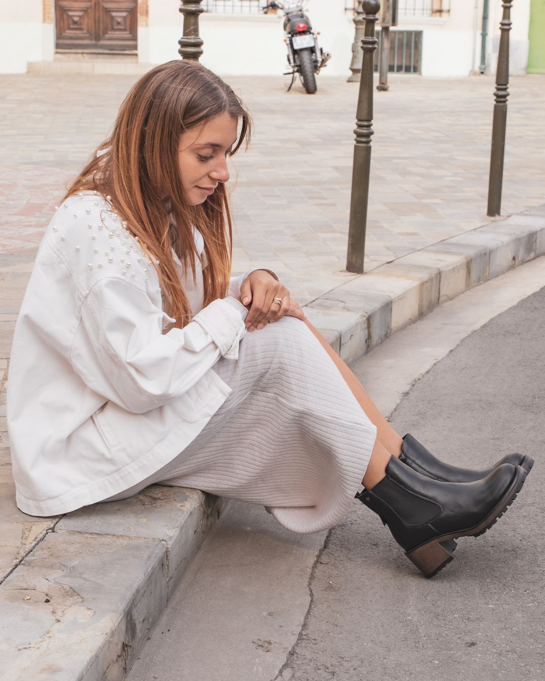 Bottines noires femme à talon - Salma