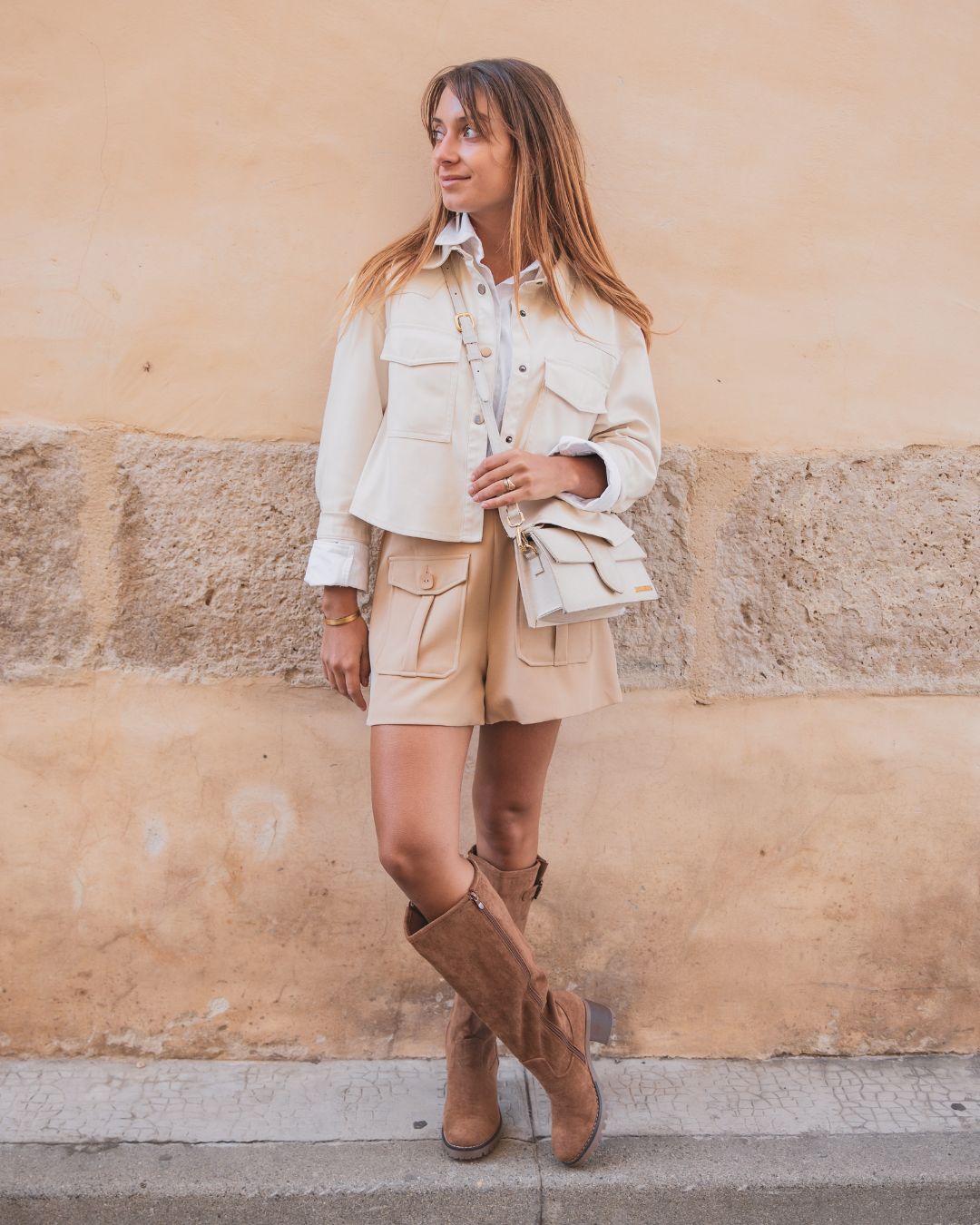 Bottes femme camel à talon - Dayana - Casualmode.be