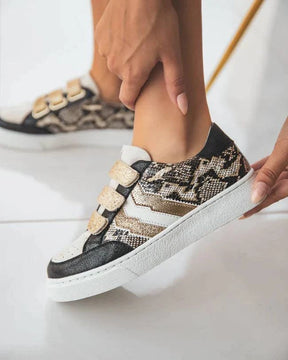 Basket femme serpent à scratch - CL13 SNAKE - Casual Mode