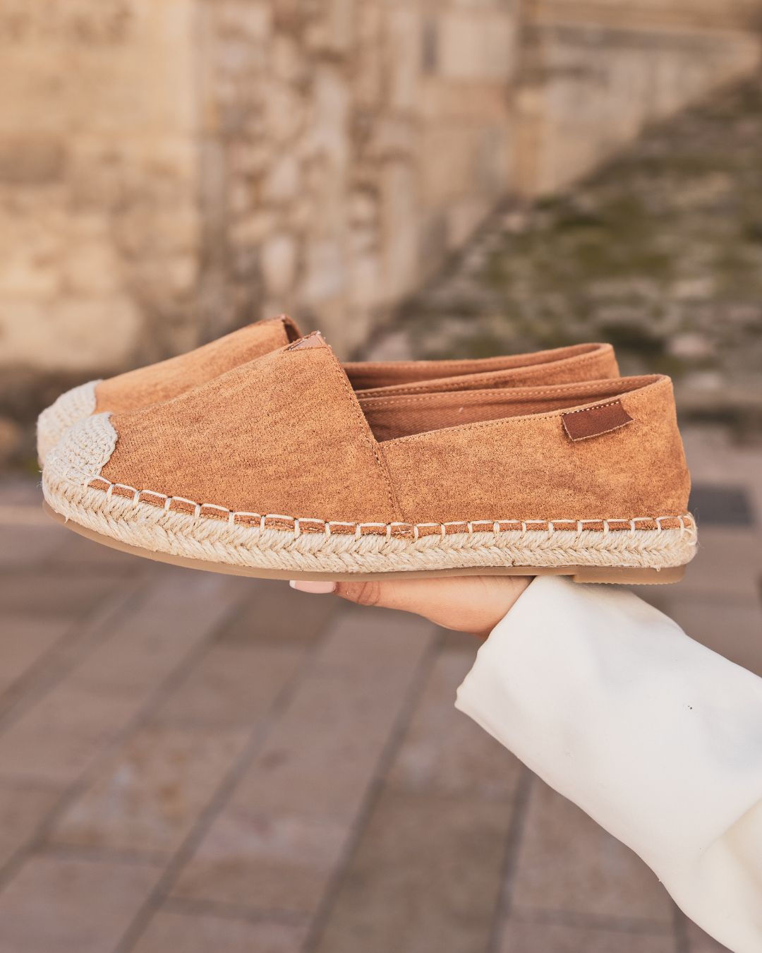 Espadrille femme camel - Sasha - Casualmode.fr